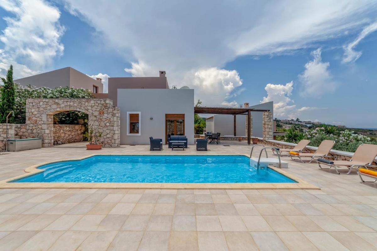 Karena Seaview Villa Gerani Chanion Exterior foto