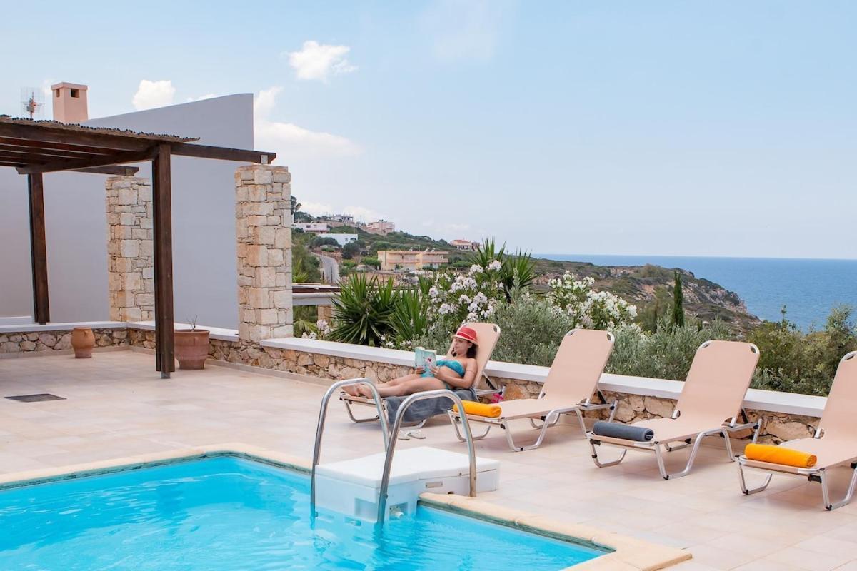 Karena Seaview Villa Gerani Chanion Exterior foto